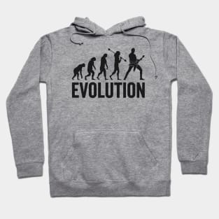 Rock and Roll Evolution: From Primates to Rock Gods Hoodie